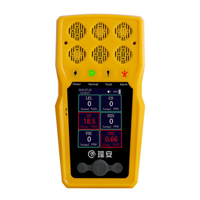 BTQ-YA-C100FT হ্যান্ডহেল্ড গ্যাস ডিটেক্টর CO O2 H2S LEL পোর্টেবল মাল্টি গ্যাস অ্যানালাইজার
