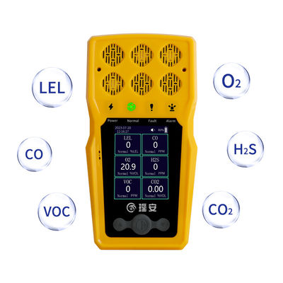 ব্যক্তিগত গ্যাস ডিটেক্টর H2S CO O2 LEL মাল্টি গ্যাস ডিটেক্টর