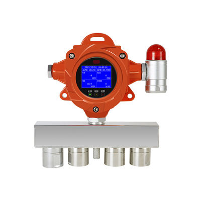 Fixed Multi Gas Detector EX O2 CH4 CO2 CO SO2 Gas Sensor Ozone Detector 6 In 1 Gas Analyzers