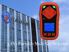 পোর্টেবল 4 ইন 1 মাল্টি গ্যাস ডিটেক্টর পাম্প h2s co o2 ch4 গ্যাস ফুটো মনিটর সঙ্গে